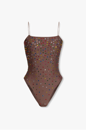 ワンピース水着 OSEREE Woman Swimsuit Brown LPCS250 LEOPARD Oseree Animalier Two Piece Bikini Set in Leopard | REVOLVE